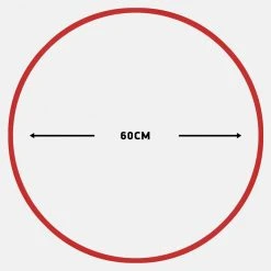 Amila Χούλα-Χουπ 60Cm - Φ19Mm - 230Gr, Κόκκινο For Χούλα Χουπ