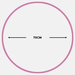 Amila Χούλα-Χουπ 70Cm - Φ19Mm - 230Gr, Ροζ For Χούλα Χουπ