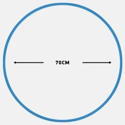 Amila Χούλα-Χουπ 70Cm - Φ19Mm - 280Gr, Μπλε For Χούλα Χουπ