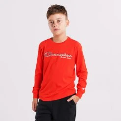 Champion Μακρυμάνικη Παιδική Μπλούζα For Μπλούζες με Μακρύ Μανίκι